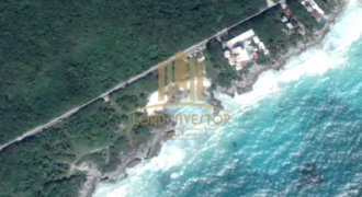 Land of 14,400 M2 on the coast of Tulum Mexico Riviera Maya